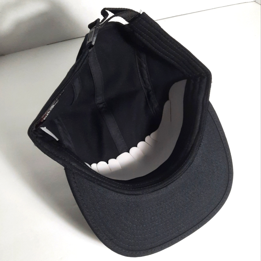 NEW Long Beach State LB Logo 5 Panel Camper Strapback Hat BLACK - Picture 4 of 5
